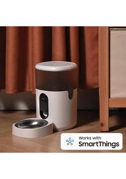 Akıllı Yem Otomatı C1, 3.0 Hub Gerektirir, Kediler ve Köpekler Için, Programlanabilir Porsiyon Kontrolü,,, Siri Üzerinden Kontrol Edilebilir, Smartthings ile Çalışır modelleri
