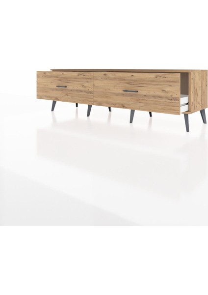 Hyperion Tv Ünitesi 2 Çekmeceli 176X44X51 Çam-Çam/çam modelleri