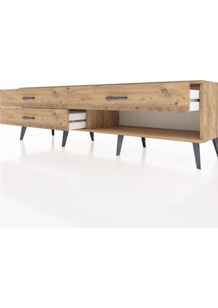 Hyperion Tv Ünitesi 3 Çekmeceli 176X44X51 Çam-Çam/çam fırsatları