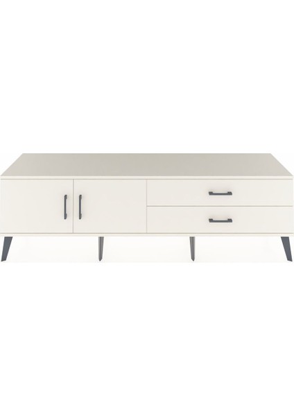 Hyperion Tv Ünitesi Tek Raflı 2 Çekmeceli 2 Kapaklı 176X44X51 Aytaşı-Aytaşı/aytaşı