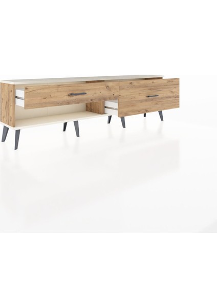 Arges Tv Ünitesi 2 Çekmeceli 176X30X51 Çam-Aytaşı/çam indirimleri