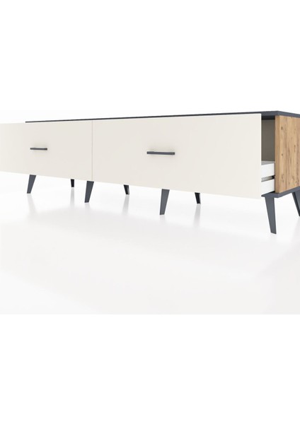 Hyperion Tv Ünitesi 2 Çekmeceli 176X44X51 Çam-Antrasit/aytaşı fırsatları