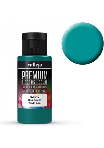 62012 60 Ml. Blue Green, Opaque, Premium Rc Color Serisi Model Boyası