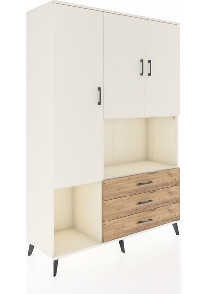 Hyperion Dolap 6 Raflı 3 Çekmeceli 3 Kapaklı 132X44X195 Aytaşı-Aytaşı/çam fiyatları