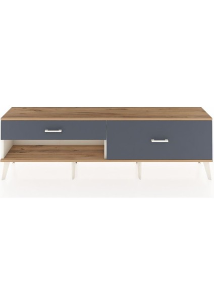 Arges Tv Ünitesi 2 Çekmeceli 176X30X51 Aytaşı-Çam/antrasit
