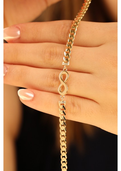 Sonsuzluk Model Gurmet Altın Bileklik CGKBLK0363