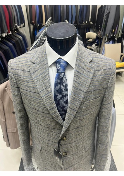 Kışlık Regular Kesim Yün Erkek Ceketi fırsatları