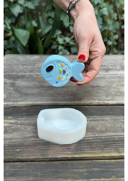 Concept Balık Tekli Mum Kalıbı (Silikon)