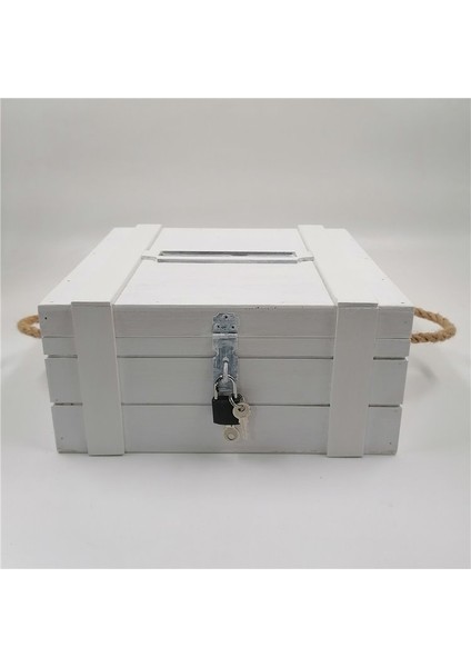 Beyaz Düğün Takı Kutusu 27X27CM 14CM Yükseklik fiyatları