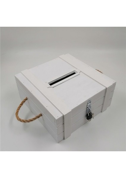 Beyaz Düğün Takı Kutusu 27X27CM 14CM Yükseklik modelleri