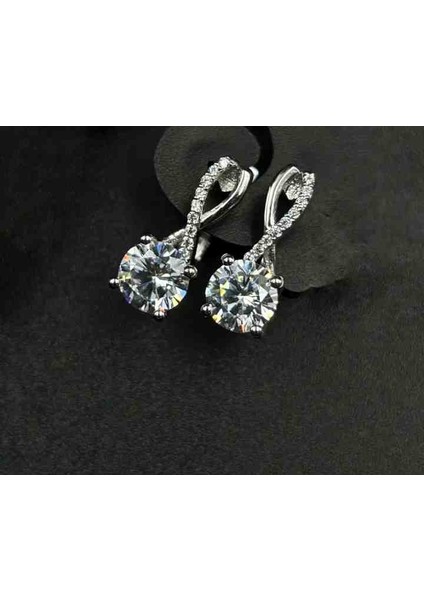 Gümüş Damla Küpeler