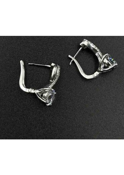 Gümüş Damla Küpeler modelleri