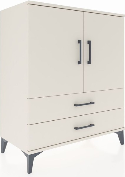 Hyperion Şifonyer 2 Raflı 2 Çekmeceli 2 Kapaklı 88X44X106 Aytaşı-Aytaşı fiyatları