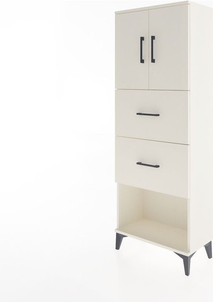 Arges Dolap 2 Raflı 2 Çekmeceli 2 Kapaklı 60X30X163 Aytaşı-Aytaşı modelleri