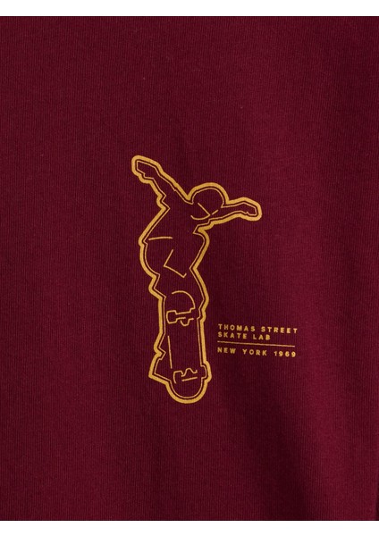 Erkek Çocuk Bordo 2-In-1 Graphic Baskılı T-Shirt fiyatları