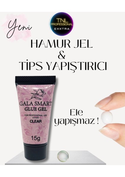 Şeffaf Hamur Jel 3D Nonsticky Yapışkan Olmayan Jel Tırnak Tasarımlarnail Art 3D Desen Kabartma