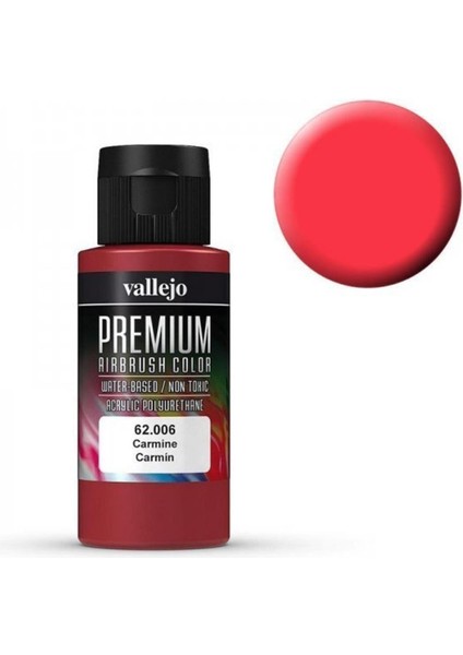 62006 60 Ml. Carmíne, Opaque, Premium Rc Color Serisi Model Boyası