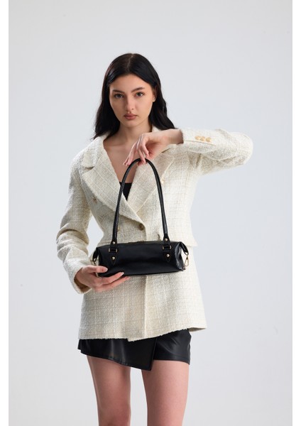 Olivra Siyah Toka Detaylı Mini Kadın Omuz, Kol ve El Çantası indirimleri