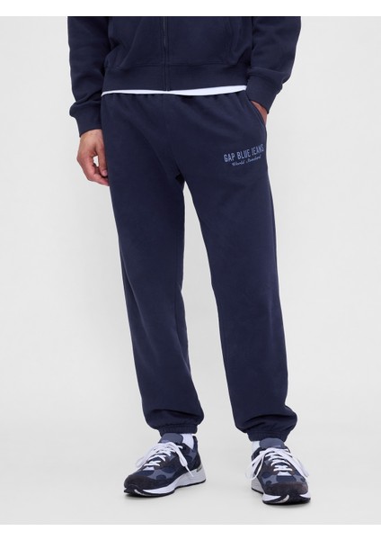Erkek Lacivert Vintagesoft Gap Logo Eşofman Altı