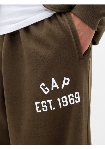Erkek Kahverengi Vintagesoft Gap Logo Baggy Eşofman Altı fırsatları