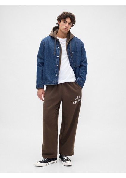 Erkek Kahverengi Vintagesoft Gap Logo Baggy Eşofman Altı indirimleri