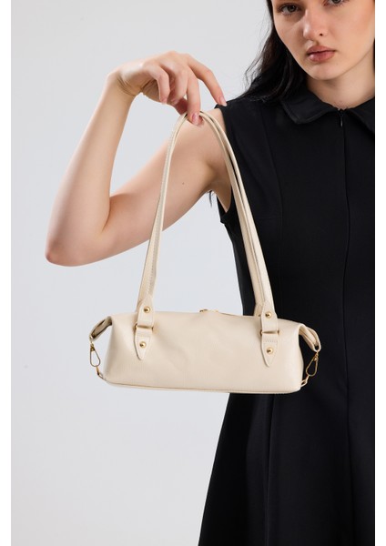 Olivra Bej Toka Detaylı Mini Kadın Omuz, Kol ve El Çantası fırsatları