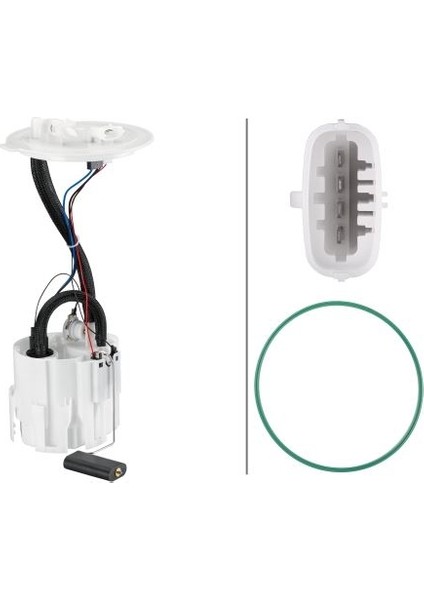 YAKIT DEPO POMPASI ŞAMANDIRASI KOMPLE ASTRA H 1.2-1.4-1.6-1.8 2004 XEL-XEP-XER 93188874 5815058