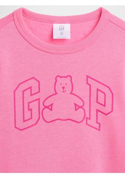 Erkek Bebek Pembe Gap Logo Sweatshirt fiyatları