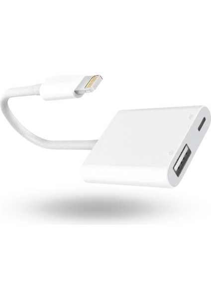 Cihazlar için Ios To Usb To UsbC Camera Çevirici