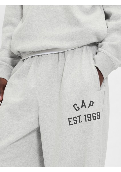 Erkek Açık Gri Vintagesoft Gap Logo Baggy Eşofman Altı fırsatları