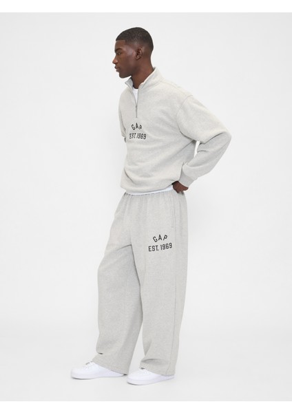 Erkek Açık Gri Vintagesoft Gap Logo Baggy Eşofman Altı indirimleri