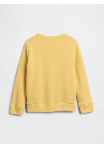 Erkek Bebek Sarı Gap Logo Sweatshirt modelleri