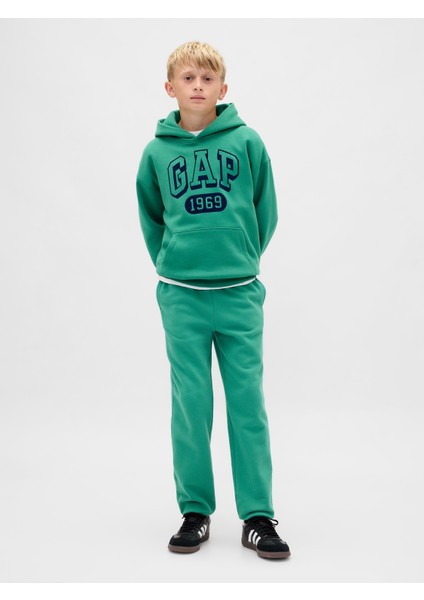 Erkek Çocuk Yeşil Vintagesoft Relaxed Jogger Eşofman Altı