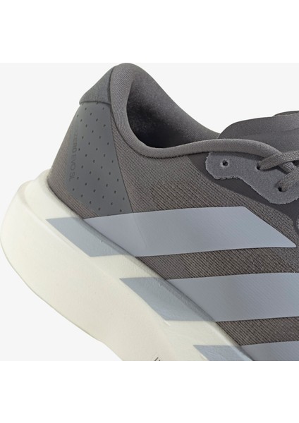 Adizero Evo Sl Erkek Gri Koşu Ayakkabısı.-