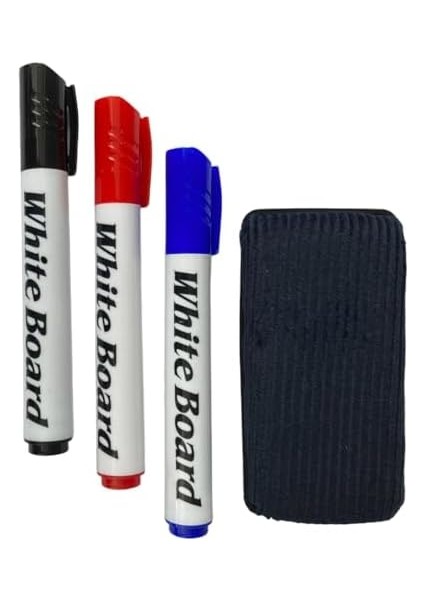 Tahta ve Silgisi Seti Siyah Kırmızı Mavi 3 Renk ve Kadife Silgi fiyatları