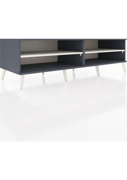 Kronos Tv Ünitesi 2 Raflı 176X59X51 Antrasit-Antrasit/aytaşı fiyatları