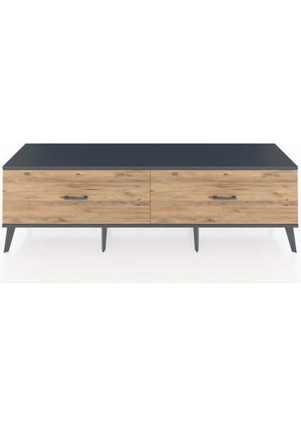 Hyperion Tv Ünitesi 2 Çekmeceli 176X44X51 Antrasit-Antrasit/çam