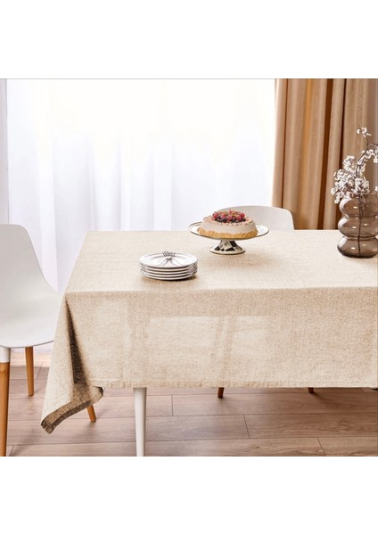 Soft Faralya Masa Örtüsü - Bej - 140X220 cm fiyatları