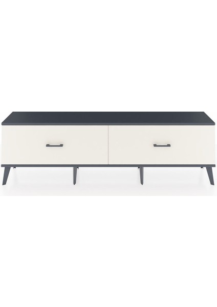 Arges Tv Ünitesi 2 Çekmeceli 176X30X51 Çam-Antrasit/aytaşı