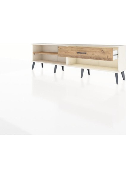Arges Tv Ünitesi Tek Raflı Tek Çekmeceli 176X30X51 Aytaşı-Çam/çam modelleri