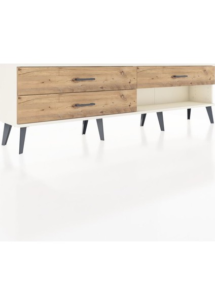 Arges Tv Ünitesi 3 Çekmeceli 176X30X51 Aytaşı-Aytaşı/çam fiyatları