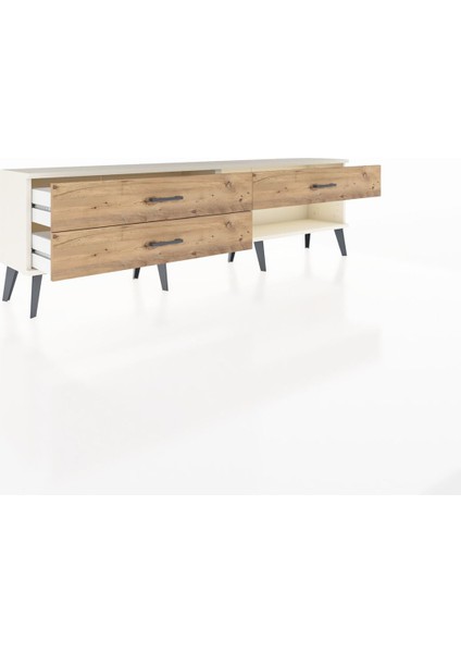 Arges Tv Ünitesi 3 Çekmeceli 176X30X51 Aytaşı-Aytaşı/çam indirimleri
