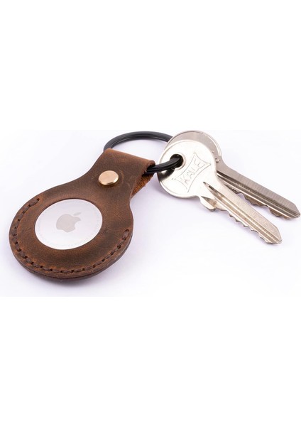 Minimal x Design Anahtarlık Kılıf, Kılıf, Gerçek Deri Kılıfı, Deri Anahtarlık, S Takip Cihazı, Kaliteli Kılıf, Orijinal Deri Kılıf (Taba - Açık Kahverengi)