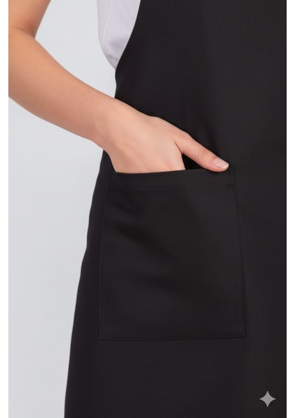 Kadın Boyundan Asmalı Barista Şef Mutfak Önlüğü 60X85 cm fiyatları