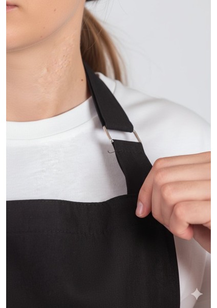 Kadın Boyundan Asmalı Barista Şef Mutfak Önlüğü 60X85 cm modelleri