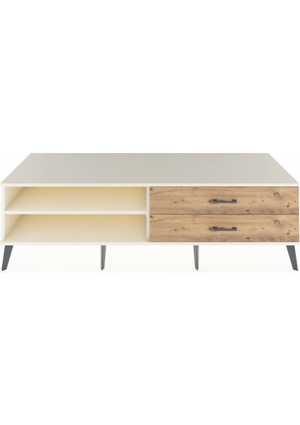 Kronos Tv Ünitesi Tek Raflı 2 Çekmeceli 176X59X51 Aytaşı-Aytaşı/çam