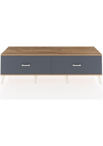 Hyperion Tv Ünitesi 2 Çekmeceli 176X44X51 Antrasit-Çam/antrasit