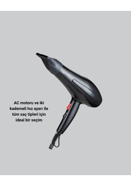 2200W Fön Makinesi – Profesyonel Ac Motor, Soğuk ve Sıcak Üfleme fiyatları