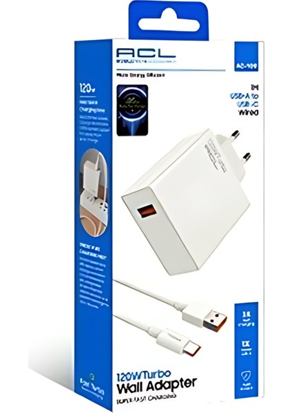 AC-109 USB Type-C 120W Kaliteli 1mt Şarj Aleti fiyatları