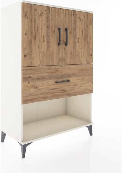 Hyperion Dolap 2 Raflı Tek Çekmeceli 2 Kapaklı 88X44X134 Aytaşı-Çam fiyatları